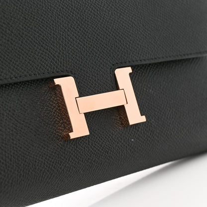 Hermes Epsom Constance Wallet To Go Black 12 of 14