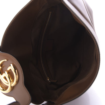 Gucci Boarded Plutone Calfskin Medium Arli Shoulder Bag Nocciola 5 of 9