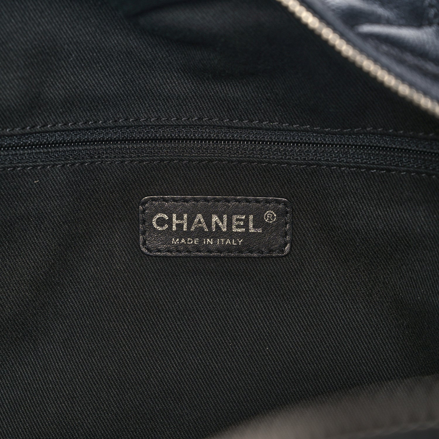 Chanel Caviar Quilted CC Timeless Bowler Black 6 of 10