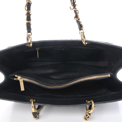 Chanel Caviar Quilted XL Grand Shopping Tote GST Black 5 of 7