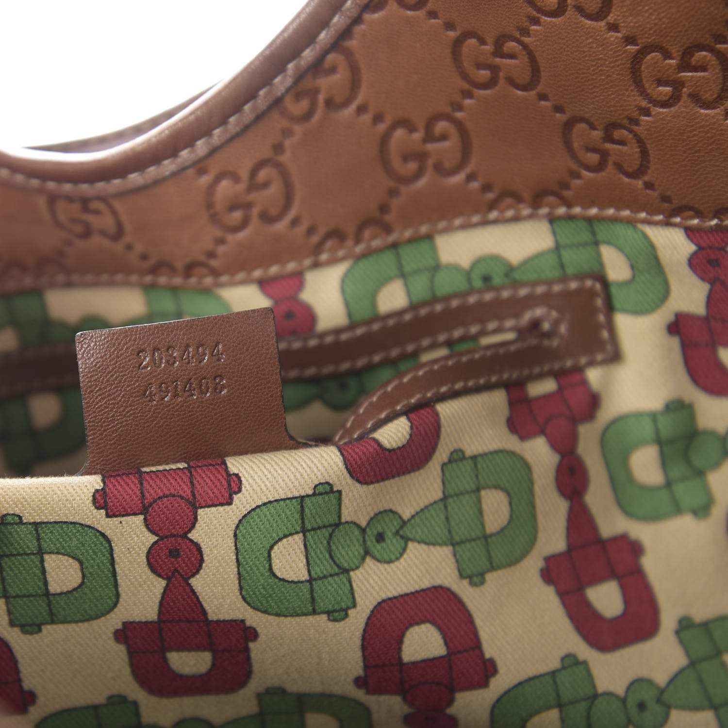 Gucci Guccissima Medium Joy Shoulder Bag Brown 9 of 11
