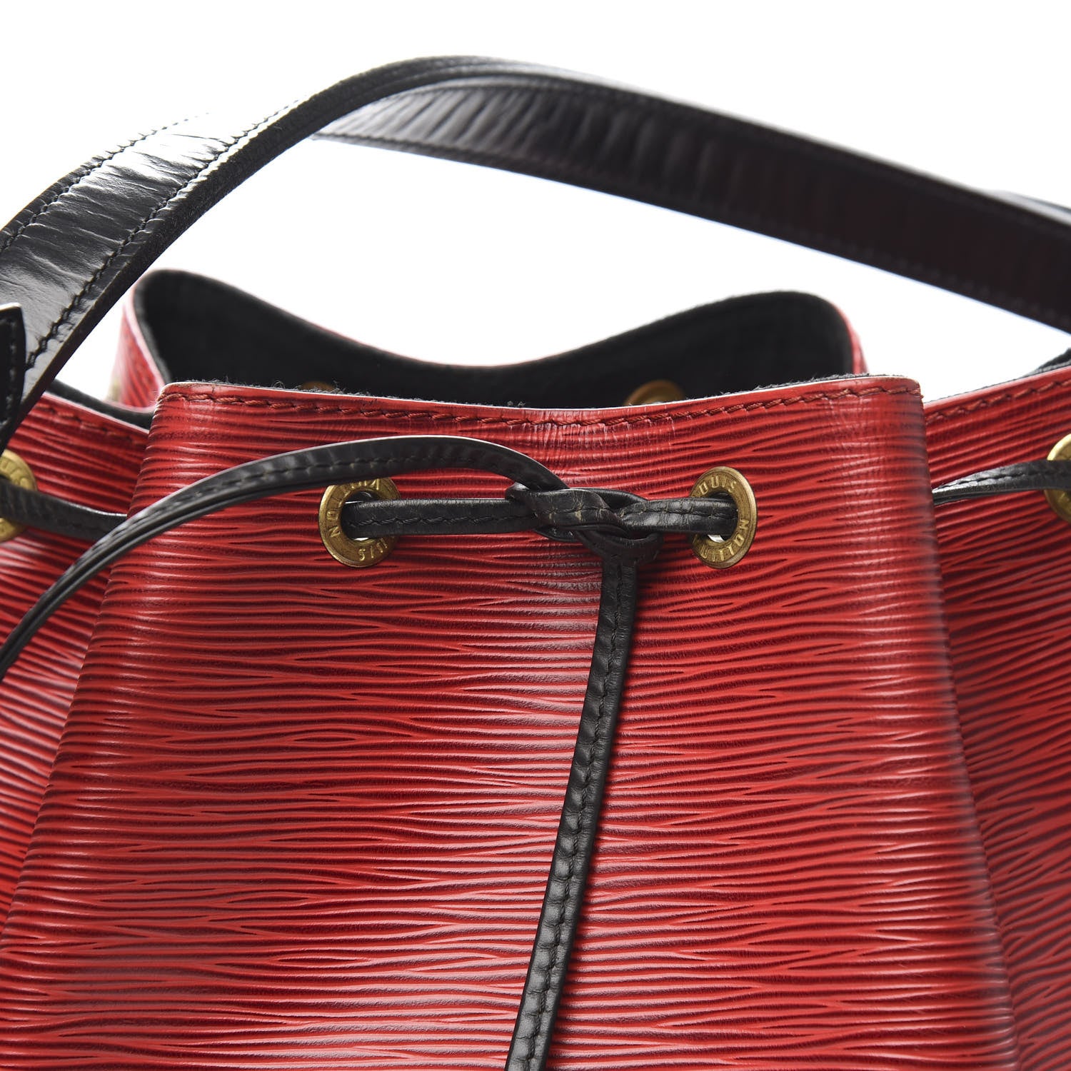 Louis Vuitton Epi Petit Noe Red Black 9 of 9