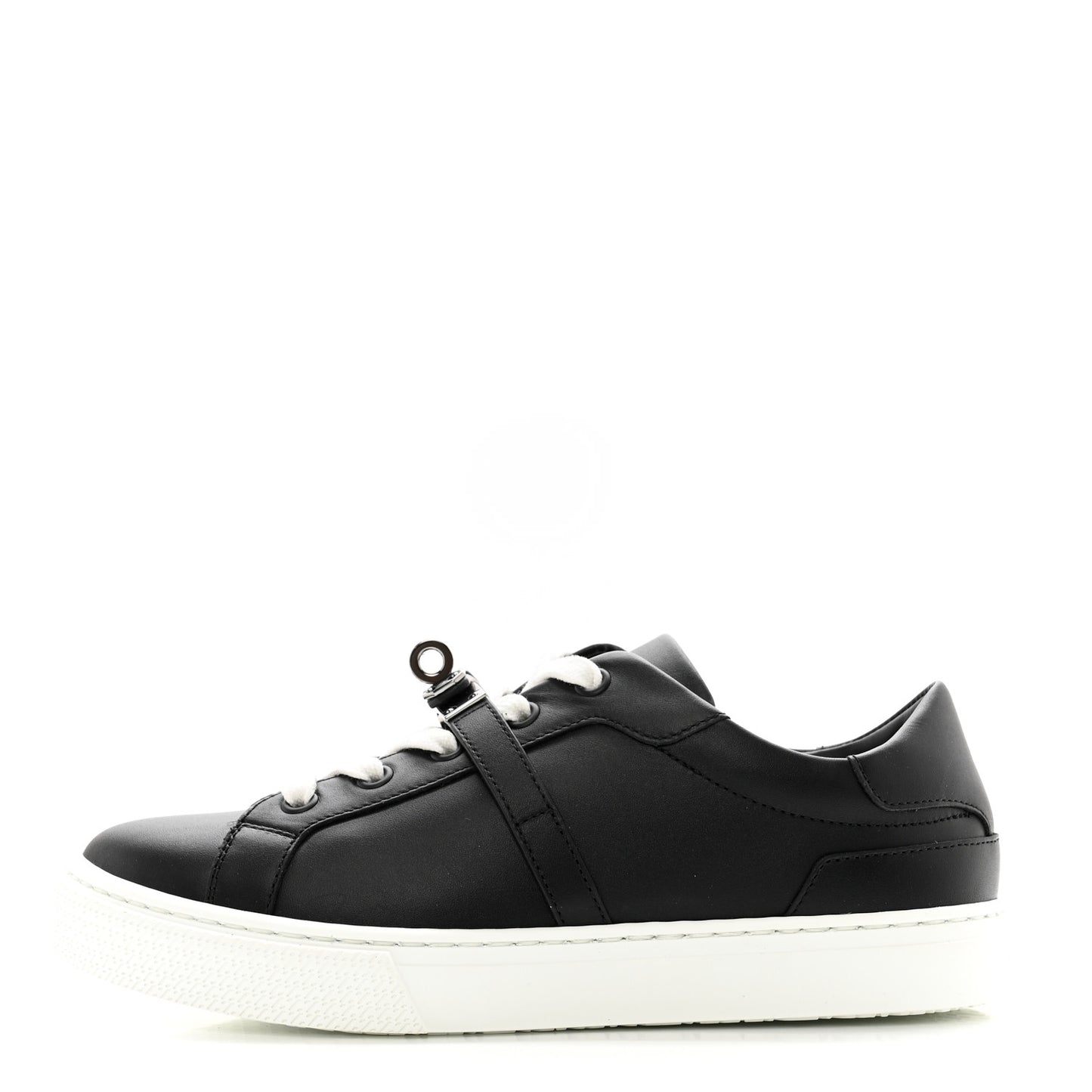 Calfskin Day Sneakers 35.5 Black