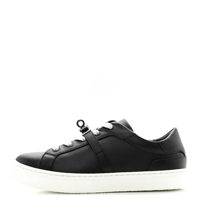Hermes Calfskin Day Sneakers 35.5 Black 1 of 9