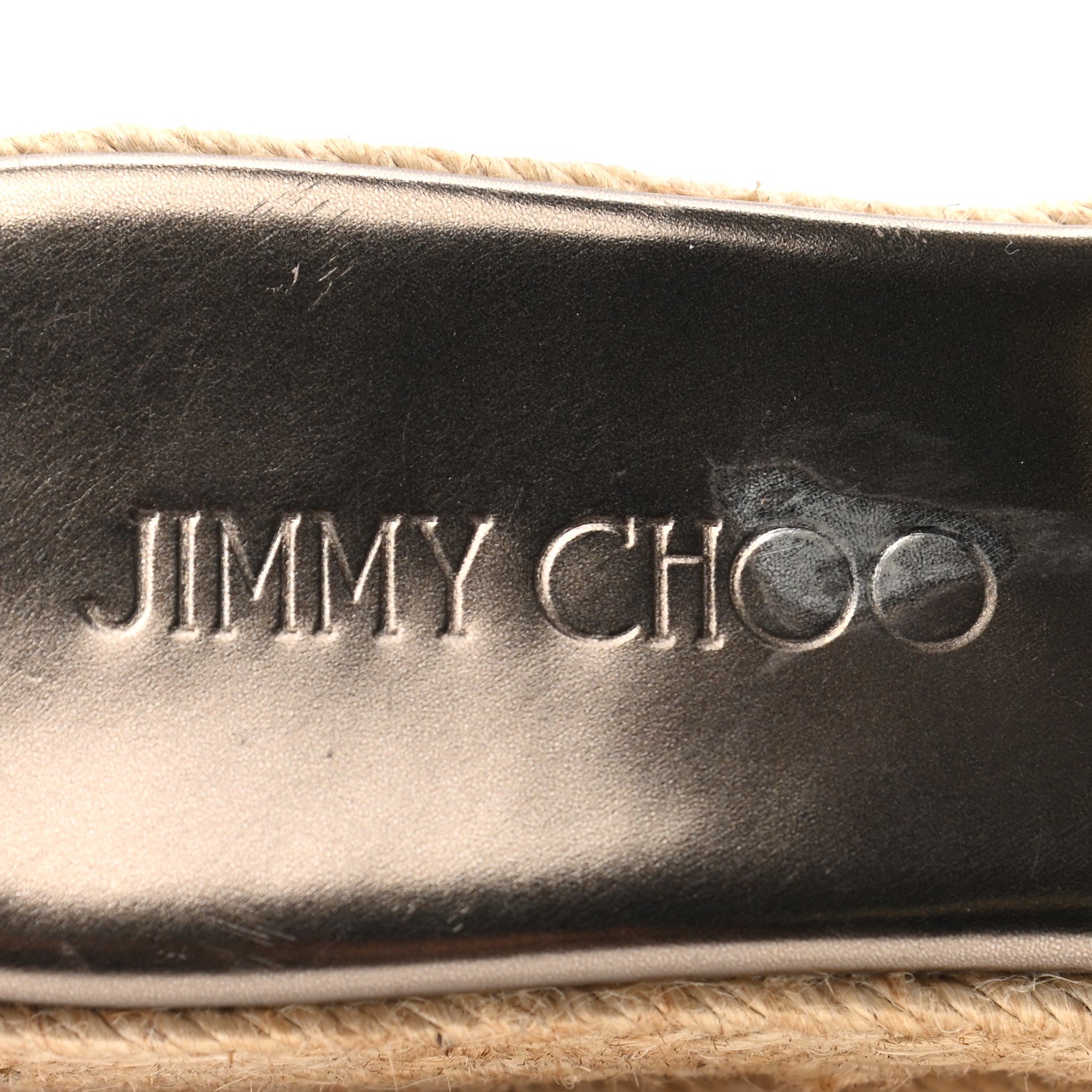 Jimmy Choo Snakeskin Prima Espadrille Wedge Sandals 38 Brown 8 of 8
