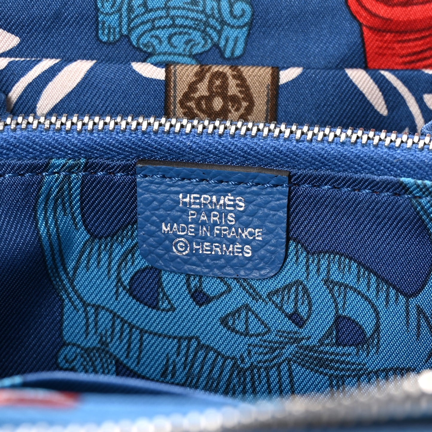 Epsom Silk'in Coin Purse Mykonos
