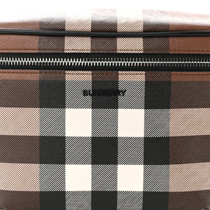 Burberry E-canvas Check Cason Bum Bag Dark Birch Brown 7 of 9