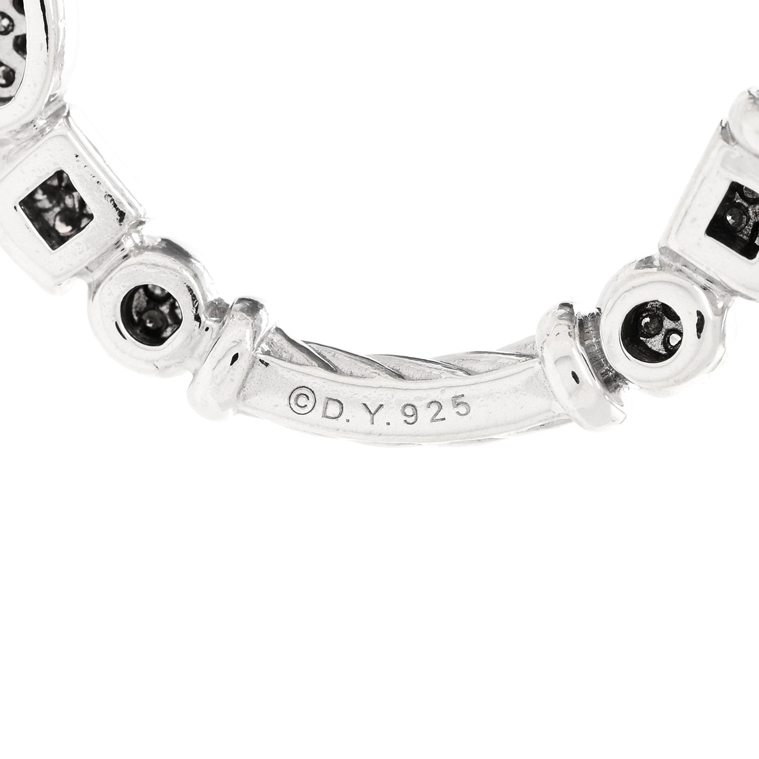 David Yurman DAVID YURMAN Sterling Silver Diamond Confetti Pendant Necklace 4 of 5