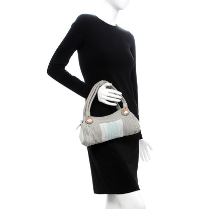 Fendi Calfskin Radio Bag Grigio Multicolor 2 of 14