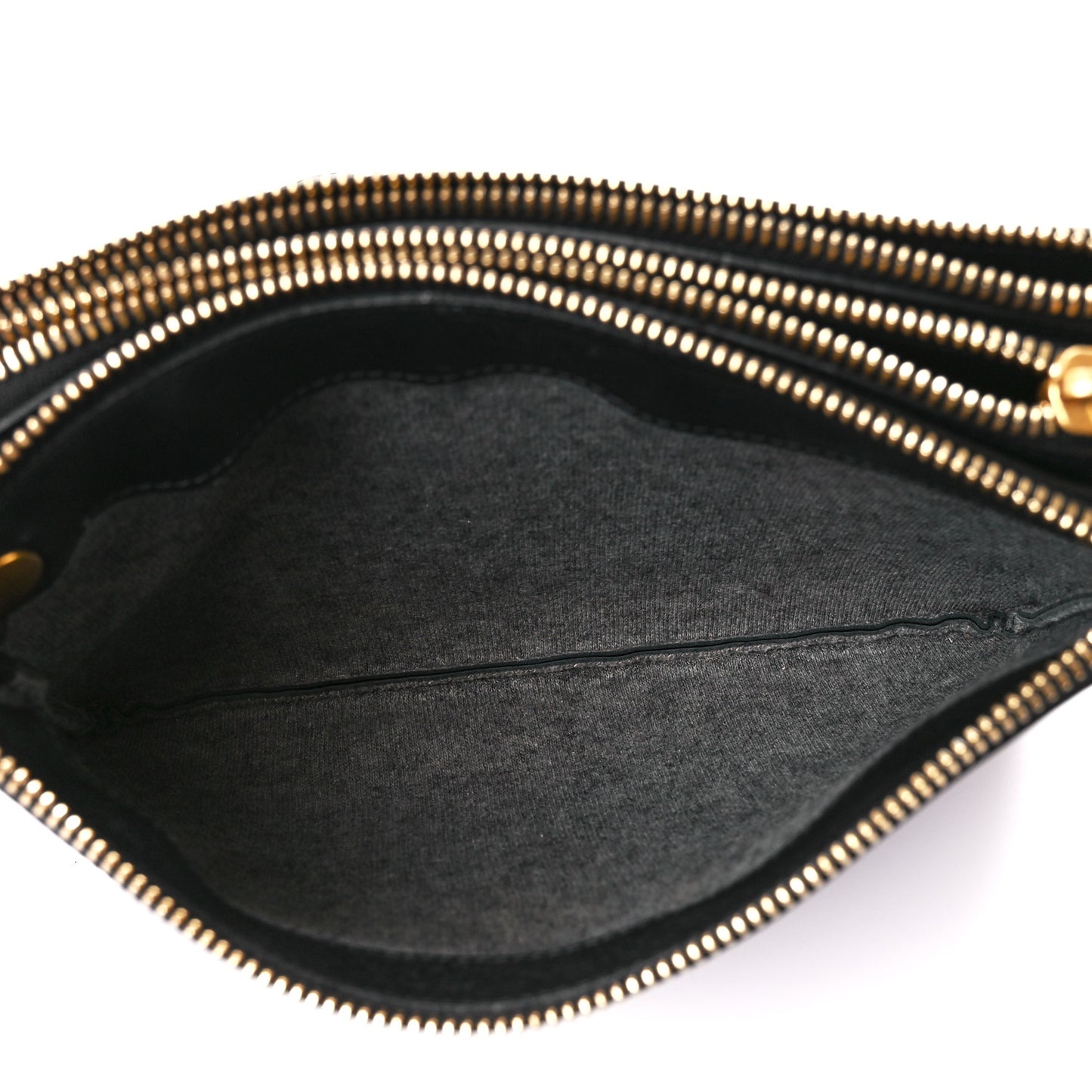Liege Calfskin Small Trio Crossbody Bag Black