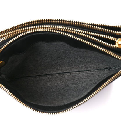 Celine Liege Calfskin Small Trio Crossbody Bag Black 7 of 13