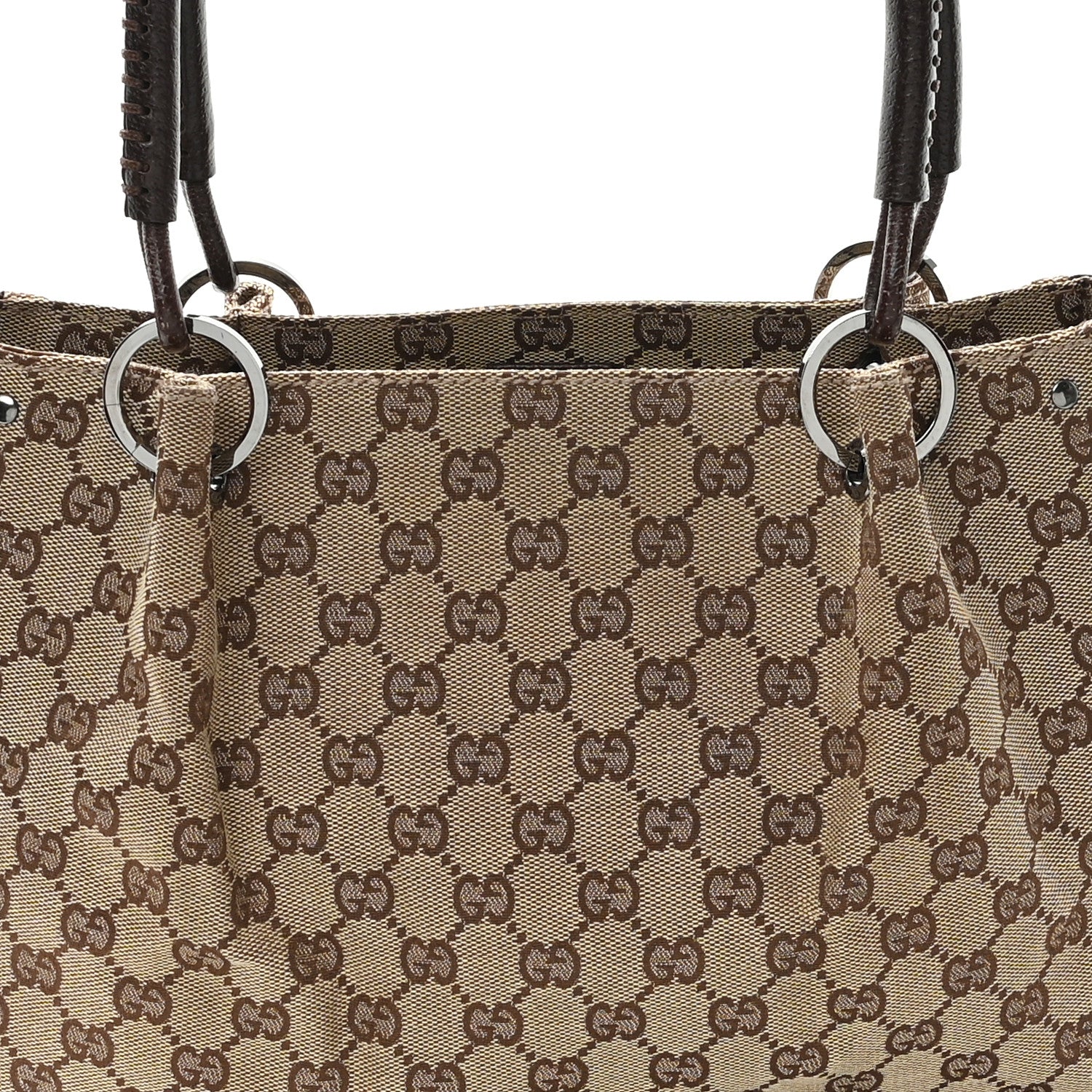 Gucci Monogram Shoulder Bag Dark Brown 8 of 13