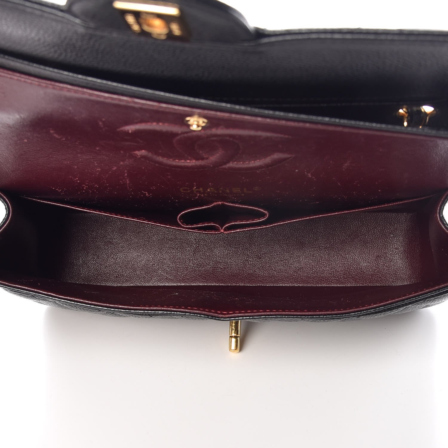 Chanel Caviar Quilted Medium Double Flap Black 5 of 13