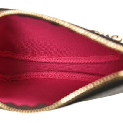 Louis Vuitton Monogram 2022 Christmas Animation Seoul Mini Pochette Accessories Fuchsia 6 of 10