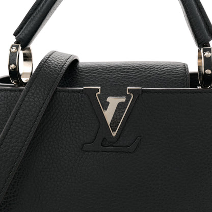 Louis Vuitton Taurillon Capucines BB Black 7 of 10