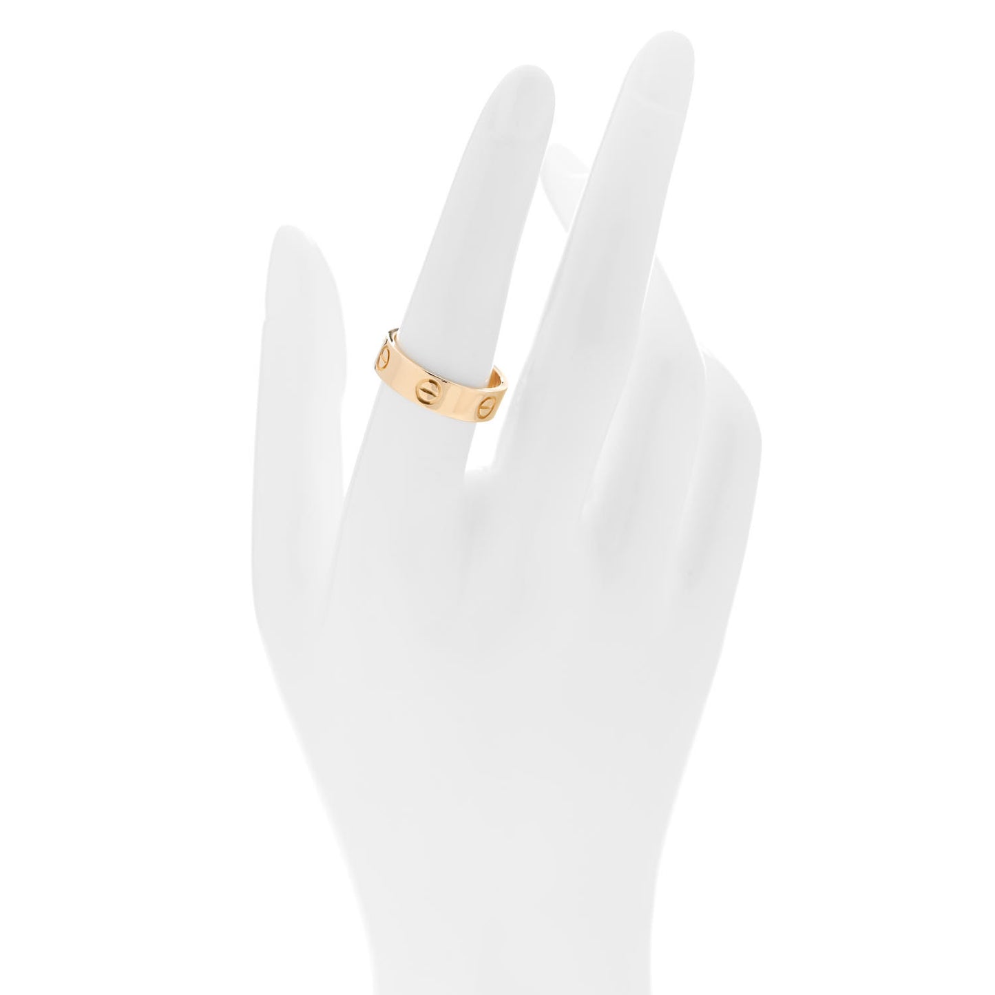 18K Yellow Gold 5.5mm LOVE Ring 55 7.25