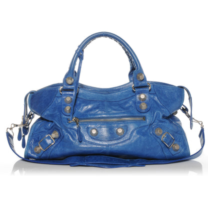 Balenciaga Agneau Giant 21 Silver Hardware Part Time Electric Bleu 1 of 10