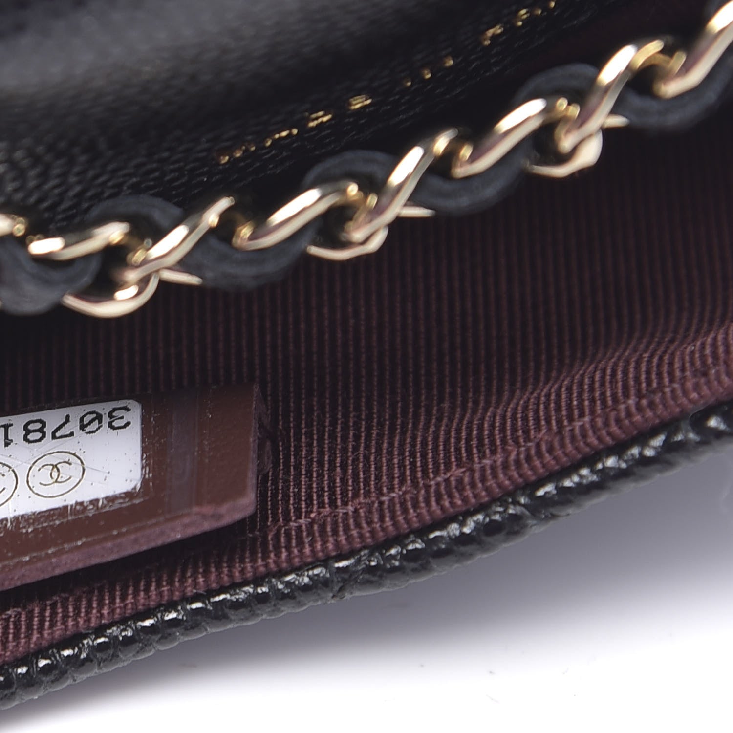 Chanel Caviar Quilted Mini Chain Belt Bag Black 8 of 11