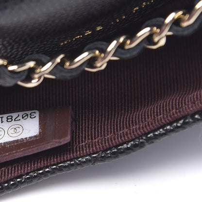 Chanel Caviar Quilted Mini Chain Belt Bag Black 8 of 11