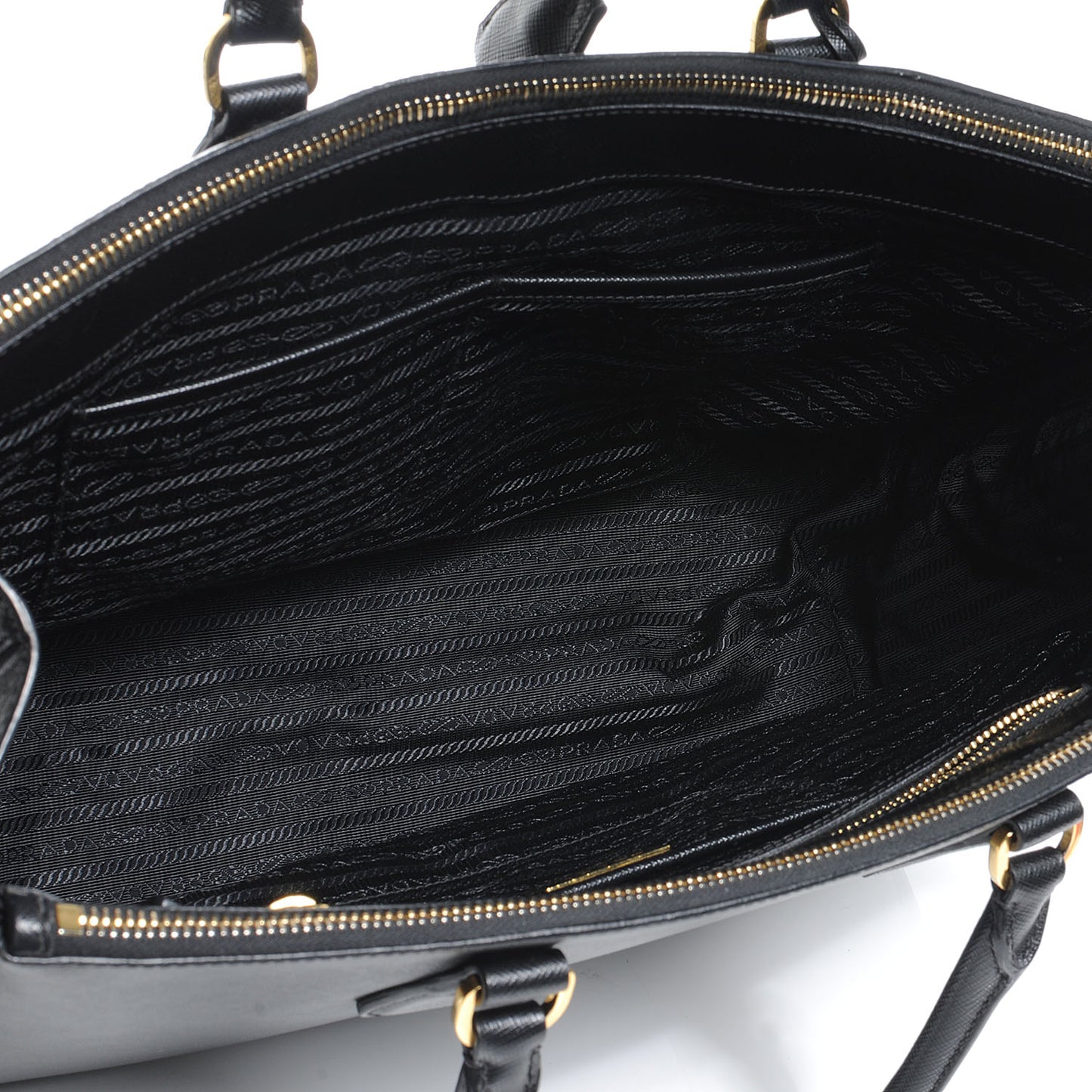 Saffiano Lux Tote Nero Black
