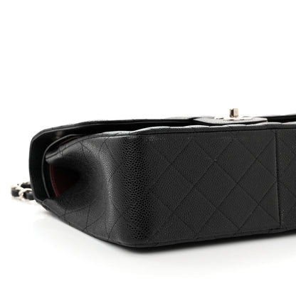 Chanel Caviar Quilted Jumbo Double Flap Black 9 of 10