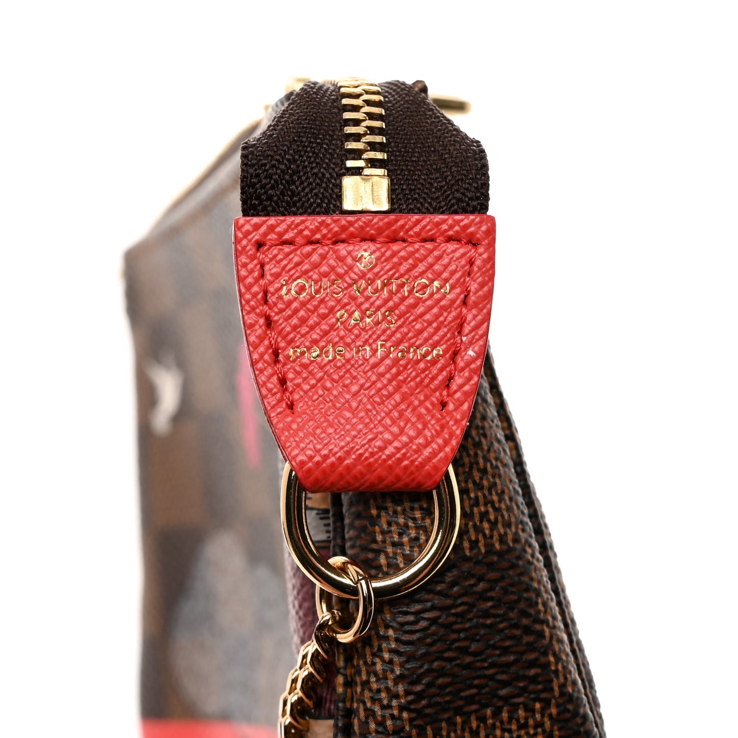 Damier Ebene 2015 Christmas Animation Mini Pochette Accessories