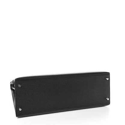 Hermes Epsom Kelly Sellier 40 Black 3 of 9