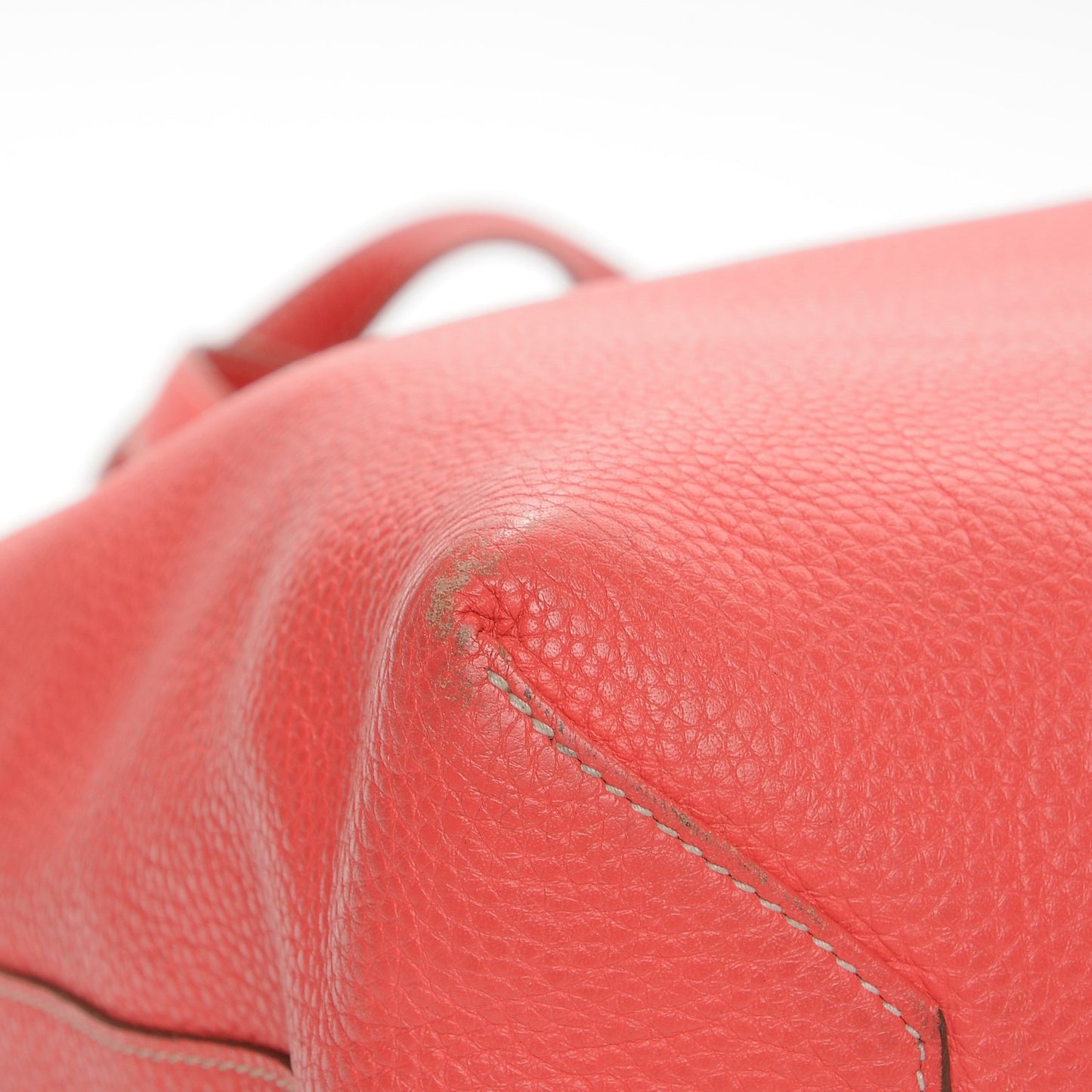 Taurillon Clemence Double Sens 36 Reversible Tote Peony Sanguine