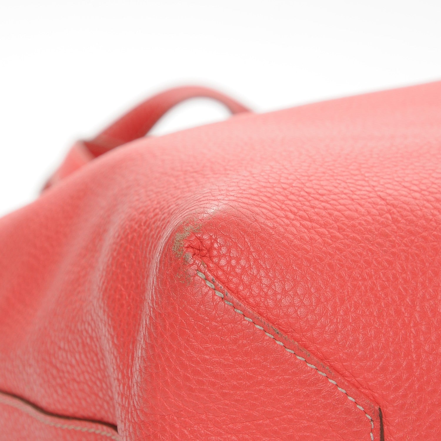 Hermes Taurillon Clemence Double Sens 36 Reversible Tote Peony Sanguine 14 of 17
