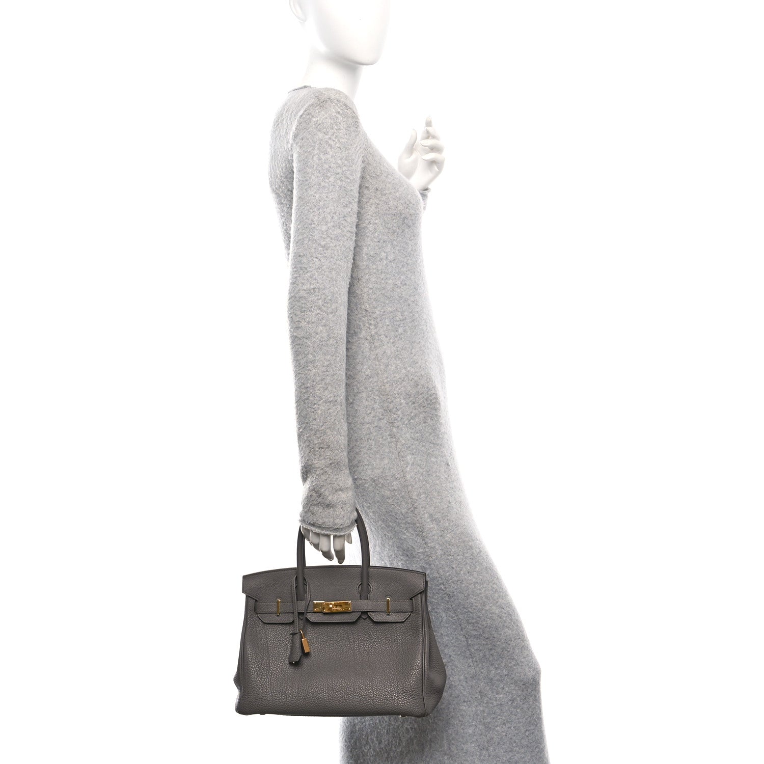 Hermes Togo Birkin 30 Etain 2 of 14