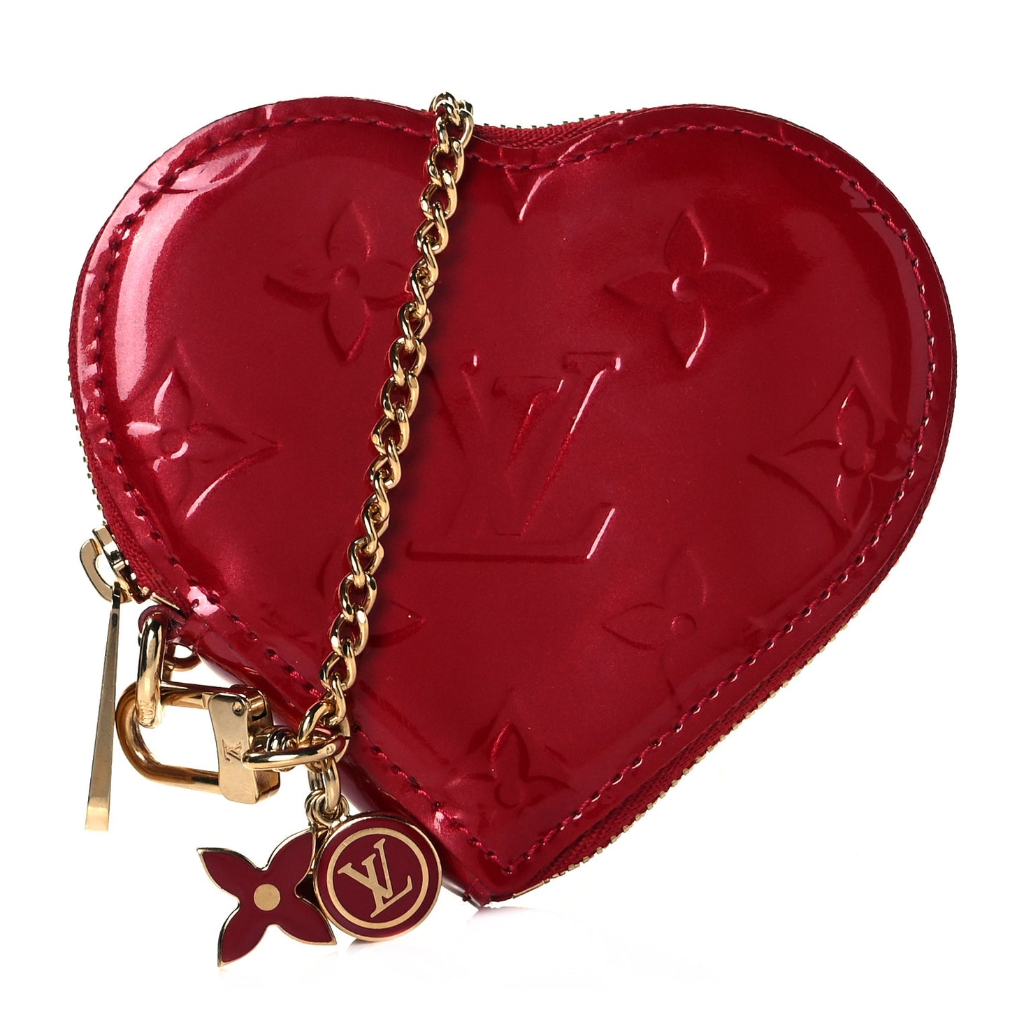 Vernis Coeur Heart Coin Purse Pomme D'Amour