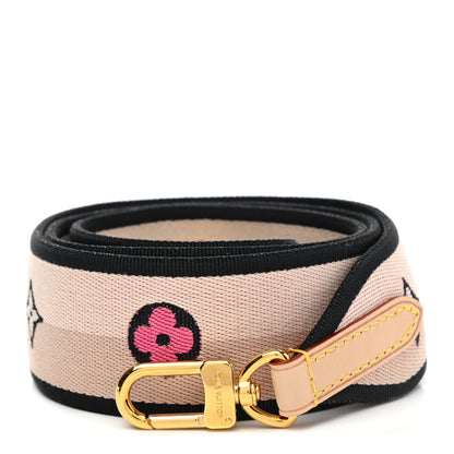 Louis Vuitton Jacquard Speedy Bandouliere 20 Shoulder Strap Black 1 of 3