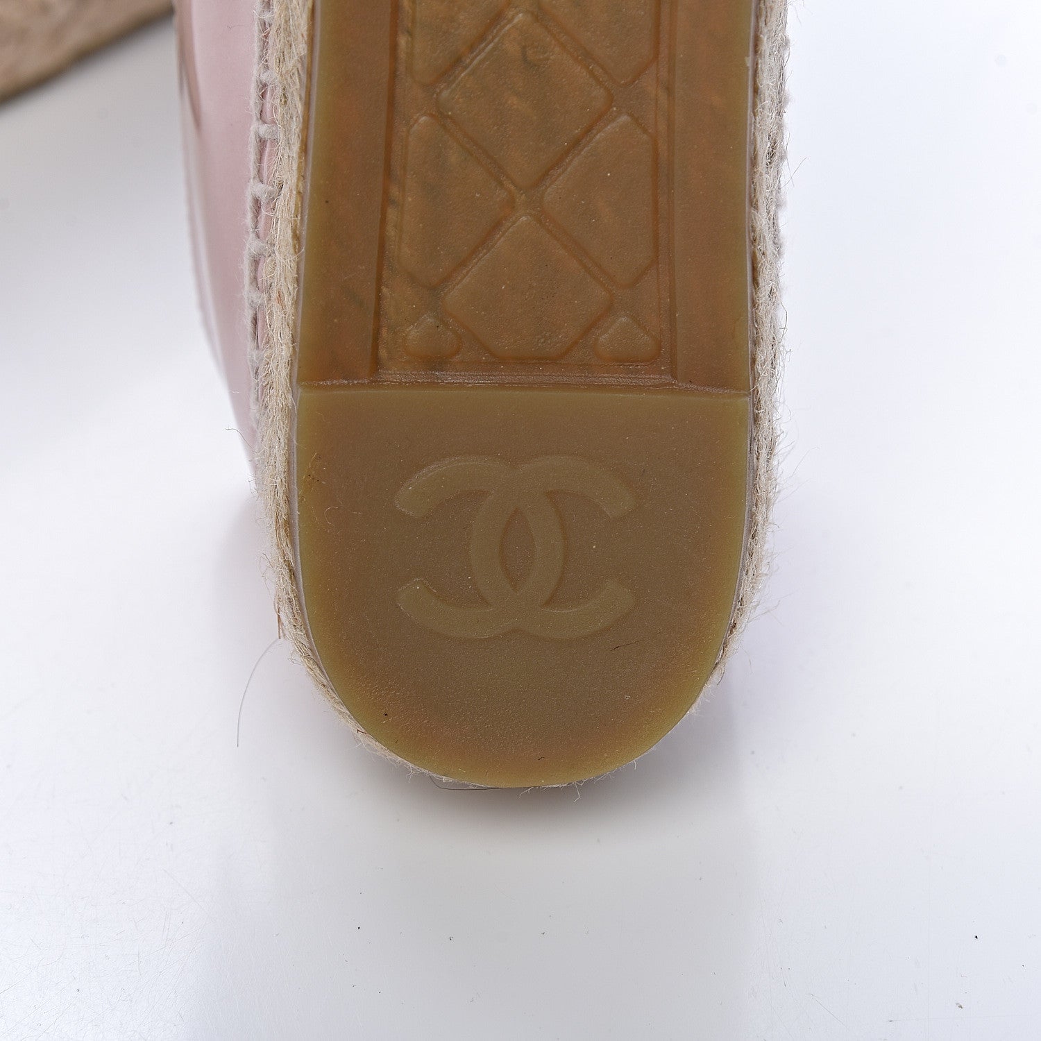 Chanel Patent CC Espadrilles 37 Pink 8 of 11