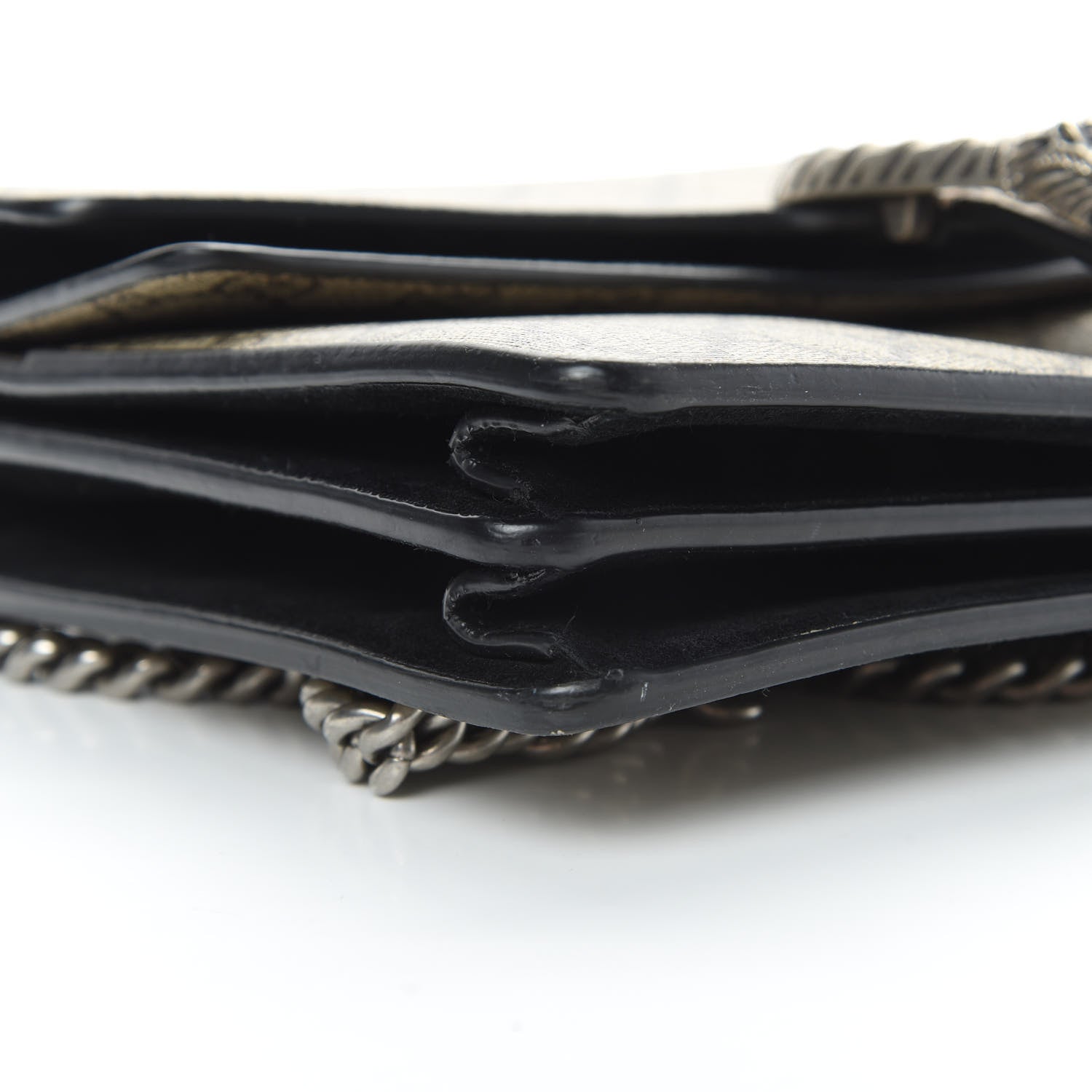 Gucci GG Supreme Monogram Small Dionysus Shoulder Bag Black 9 of 14