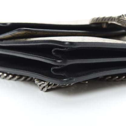 Gucci GG Supreme Monogram Small Dionysus Shoulder Bag Black 9 of 14