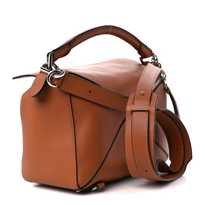 Loewe Calfskin Medium Puzzle Bag Tan 3 of 11