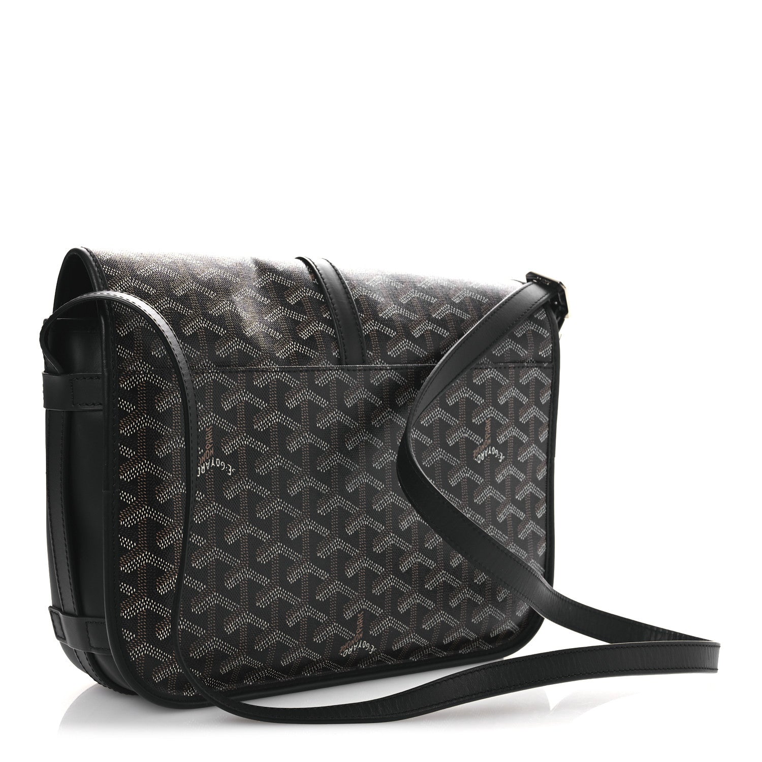 Goyard Goyardine Belvedere II MM Messenger Bag Black 3 of 12