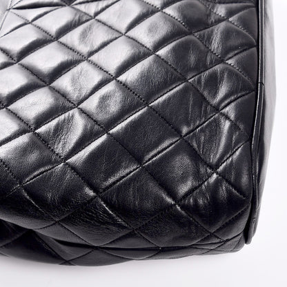 Chanel Lambskin Quilted Shoulder Bag Black 8 of 9