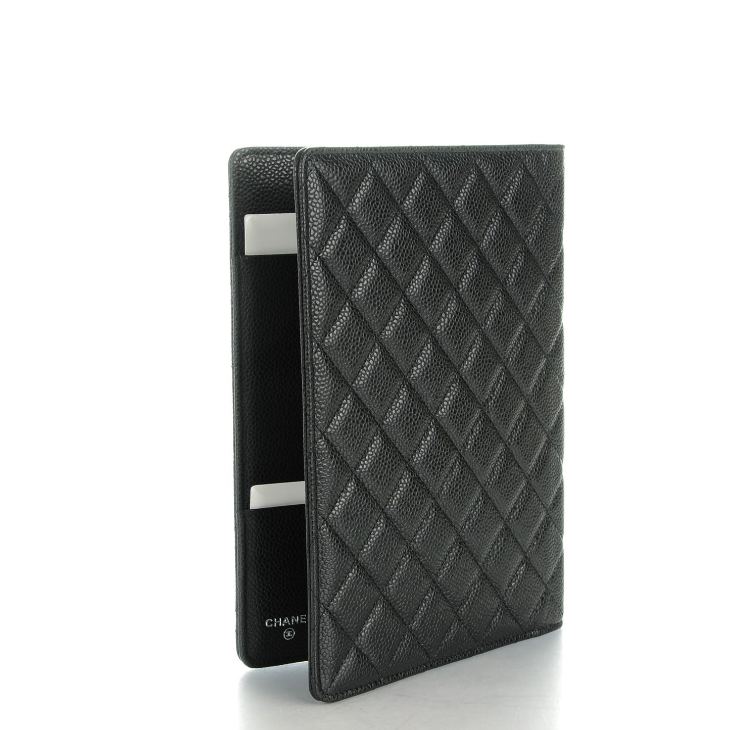 Caviar Quilted Notebook Black