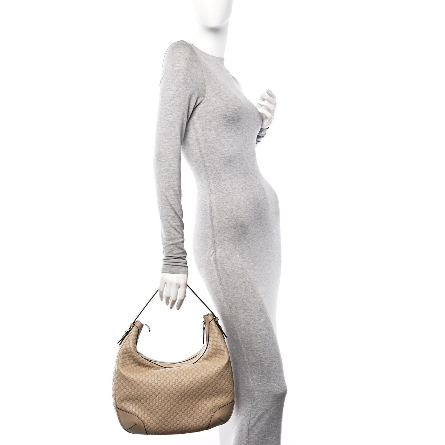 Guccissima Medium Nice Hobo Beige