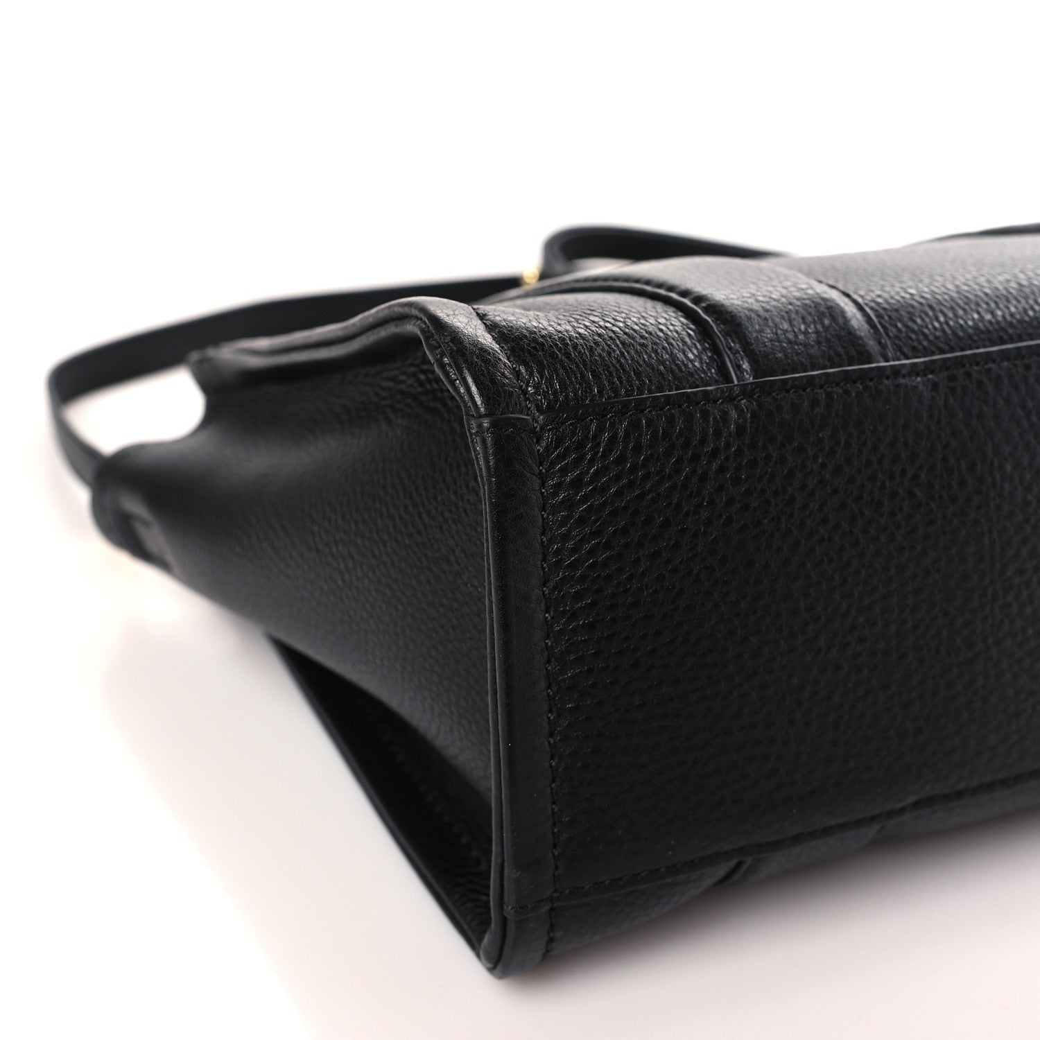 Marc Jacobs Grained Calfskin Small The Tote Bag Black 7 of 8