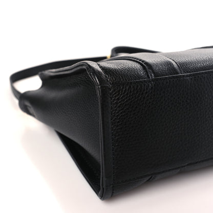 Marc Jacobs Grained Calfskin Small The Tote Bag Black 7 of 8