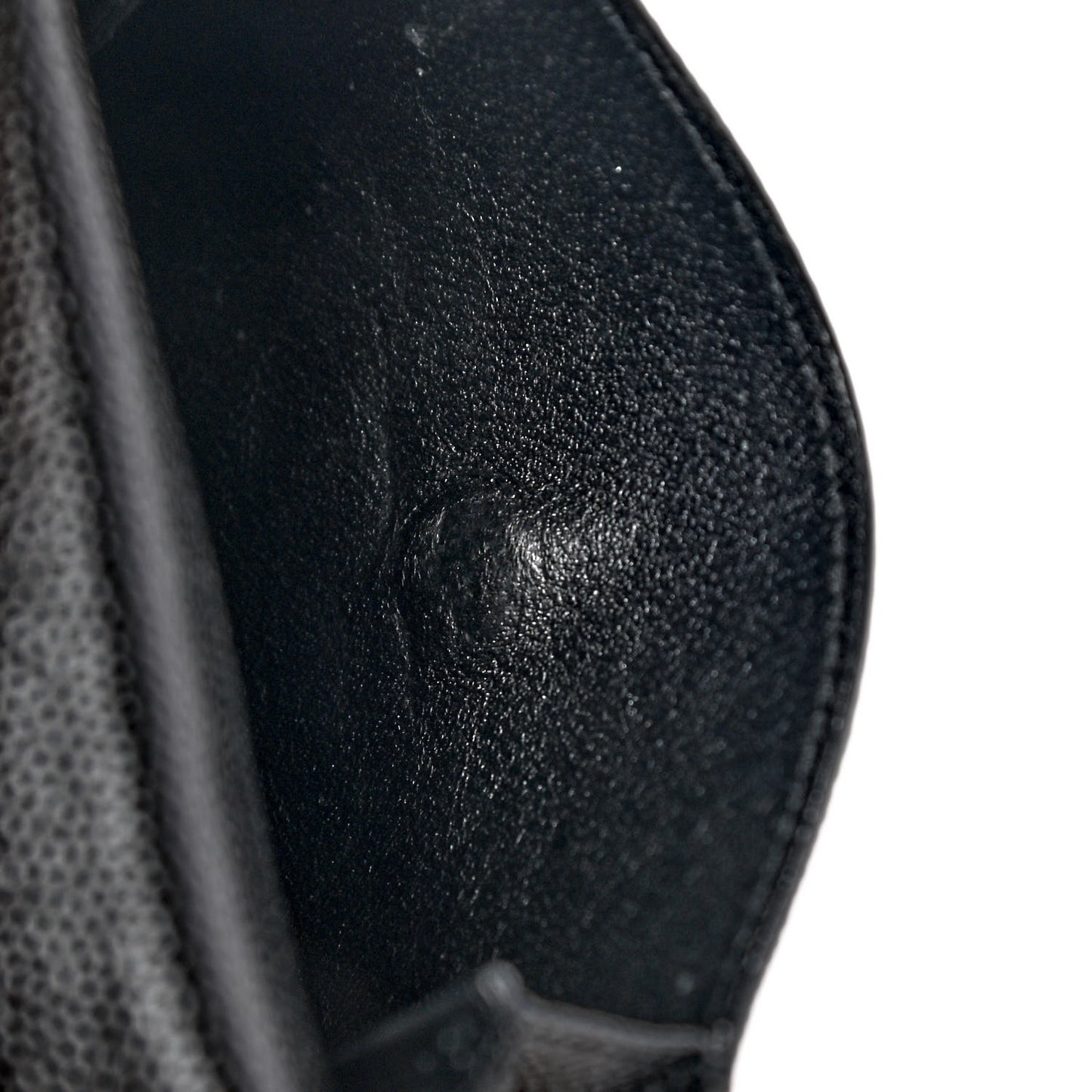 Grain de Poudre Uptown Card Holder Black