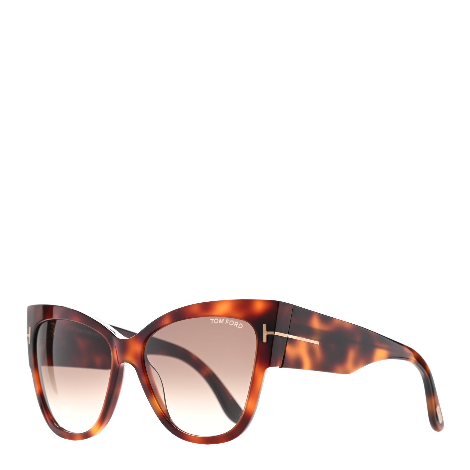 Tom Ford Acetate Anoushka Cat Eye Sunglasses TF371 Tortoise Shell 1 of 8