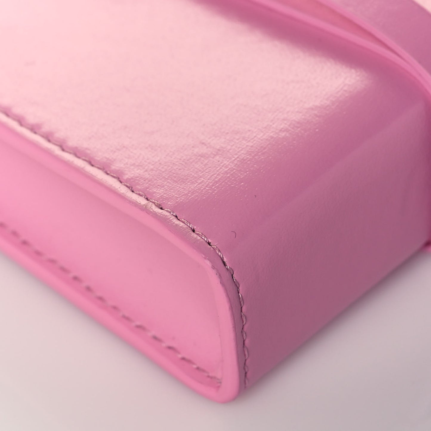 Calfskin Mini Cut Out Phone Crossbody Pouch Pink