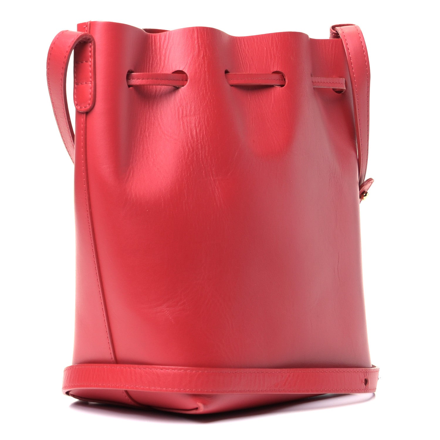 Mansur Gavriel Calfskin Mini Bucket Bag Flamma 2 of 4