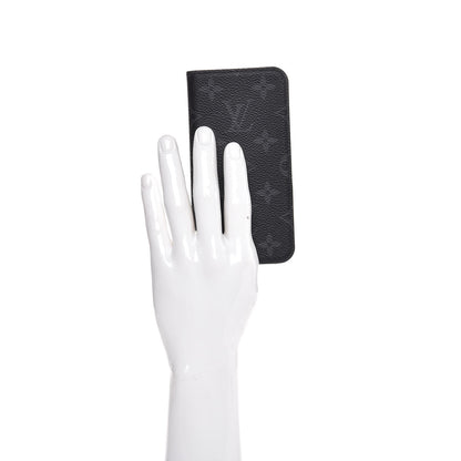 Louis Vuitton Monogram Eclipse iPhone X Folio Case 2 of 9