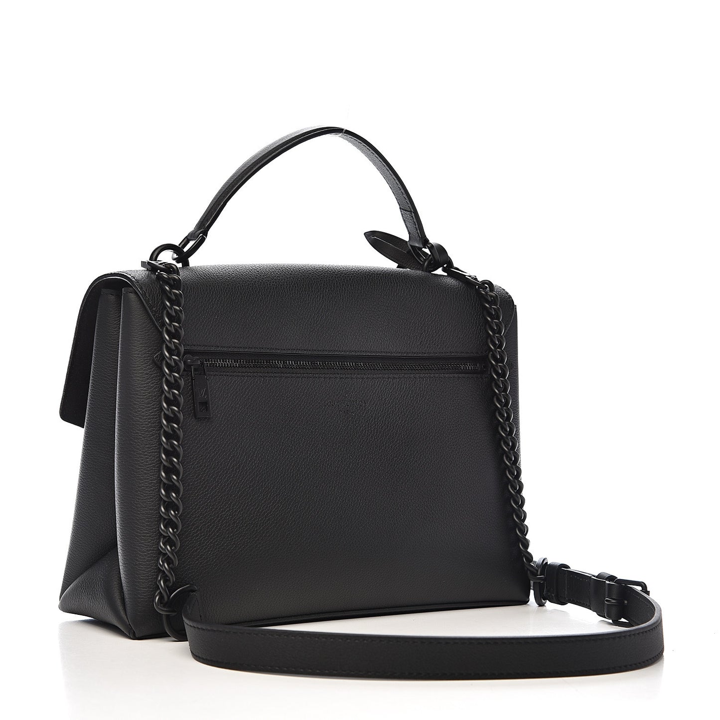 Soft Calfskin My Lockme Top Handle Black
