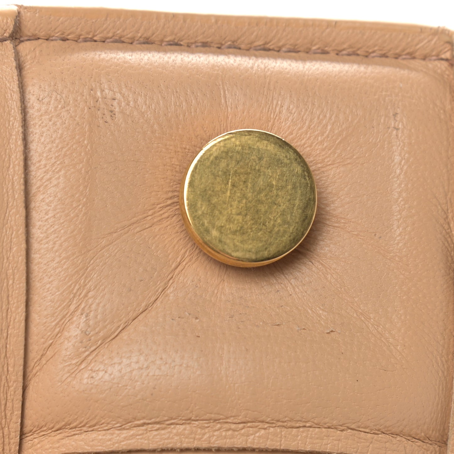 Nappa Maxi Intreccio Padded Cassette Crossbody Bag Almond