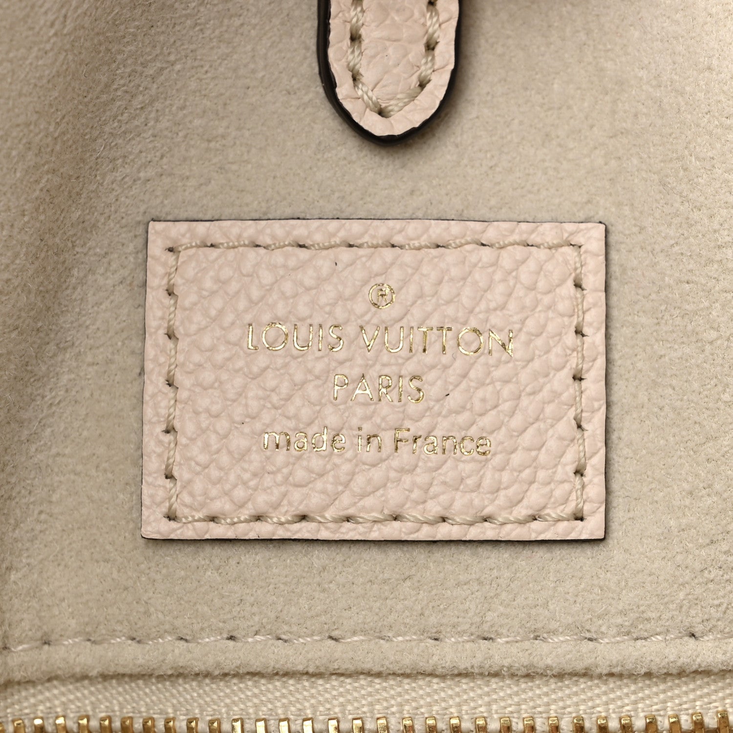 Louis Vuitton Empreinte Monogram Giant By The Pool Onthego MM Cream Saffron 6 of 11